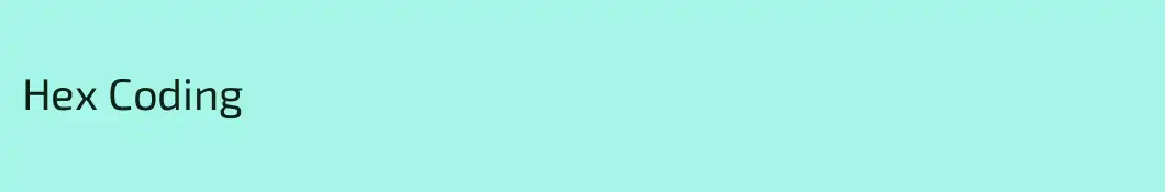 Hex Coding